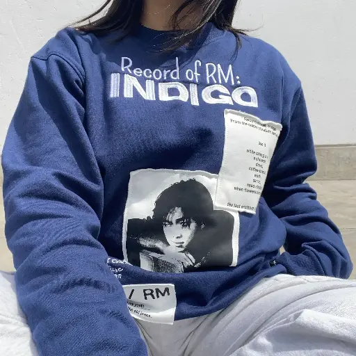 CREWNECK “INDIGO BY RM” 💙
