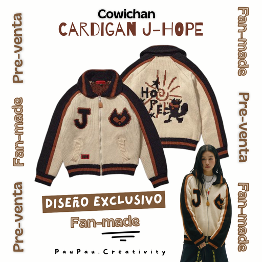 Cowichan Cardigan JHOPE 🤎🐿️🔥